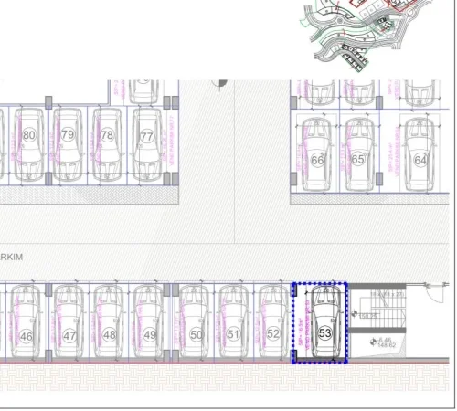 Tirane, shitet garazh | post parkimi Kati 0, 32 m² (Rezidenca Kodra e Diellit)