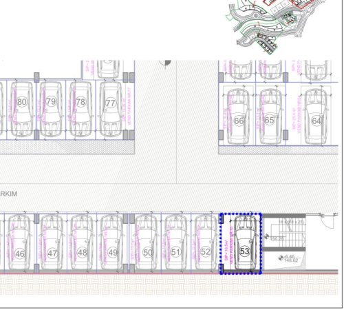 Tirane, shitet garazh | post parkimi Kati 0, 32 m² (Rezidenca kodra e diellit)