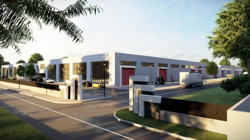 Me Qira :  Ultra Kapanon 1350 m² ( Tirana Industrial Park II )🛣 Lartësi 9.5 m, Vijë e Parë, Ndërtim 2025 🔥🔥