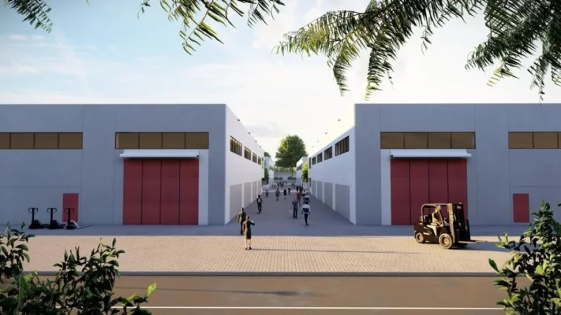 Me Qira :  Ultra Kapanon 1350 m² ( Tirana Industrial Park II )🛣 Lartësi 9.5 m, Vijë e Parë, Ndërtim 2025 🔥🔥