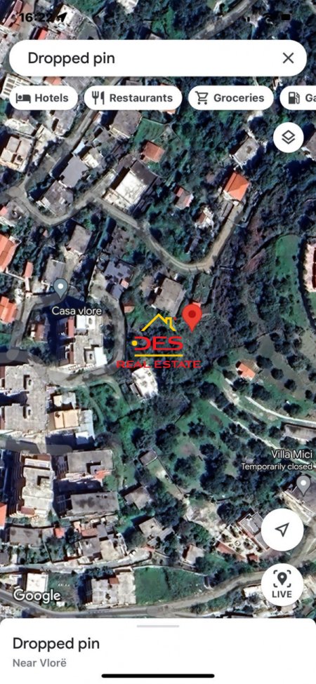 Vlore, shes truall ne bregdet 1.350 m² 90 Euro/m2 (Rruga Murat Terbaci)