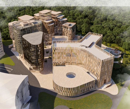 Tirane, shes ambjent biznesi Kati 5, 493 m² (Lake Park Central – Pranë Stadiumit “Air Albania”)