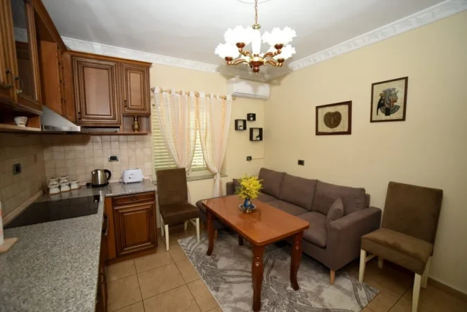 Tirane, jepet me qera apartament 2+1 Kati 1,Çmimi 600 Euro, (tek Mine Peza- Tiranë)