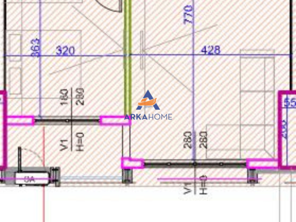 Tirane, shitet apartament 1+1+Ballkon Kati 6, 83 m²