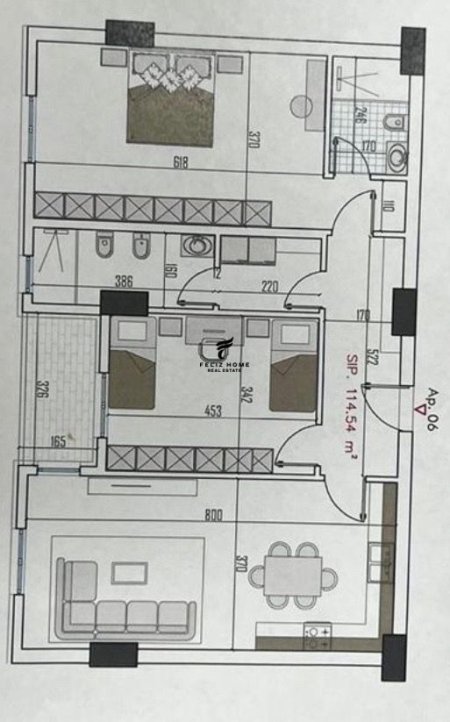 Tirane, shitet apartament 2+1 Kati 5, 132 m² 145.000 € (BABRRU)