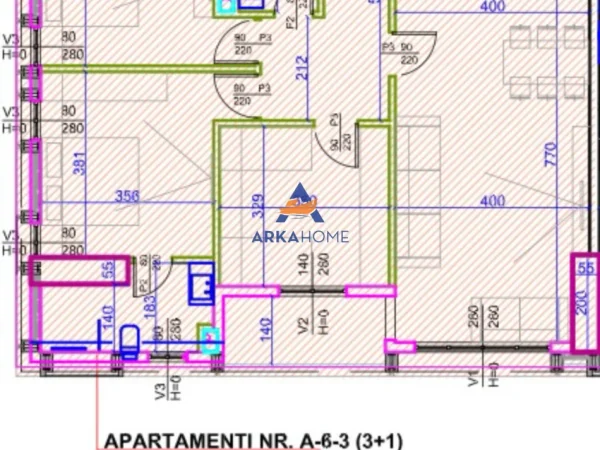 Tirane, shitet 3+1+Ballkon , 147 m²