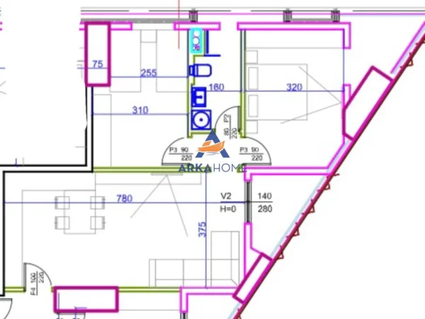 Tirane, shitet 3+1+Ballkon Kati 6, 146 m²