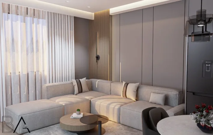 Tirane, jepet me qera apartament 1+1 Kati 5, 80 m² 600 € (ASTIR)