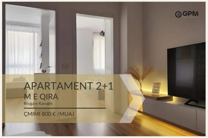 Tirane, jepet me qera apartament 2+1+Ballkon , 80 m² 800 € 