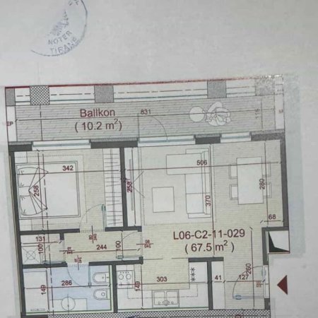 Tirane, shitet apartament 1+1 Kati 6, 87 m² 143.000 € (ZOGU I ZI)
