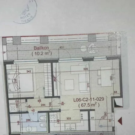 Tirane, shitet apartament 1+1 Kati 6, 87 m² 143.000 € (ZOGU I ZI)