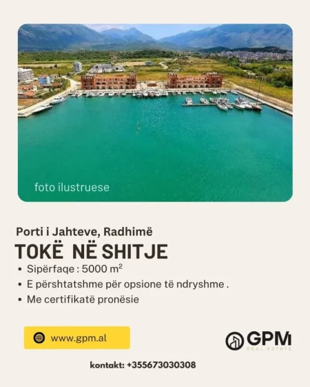 Vlore, shitet toke , 5.000 m²