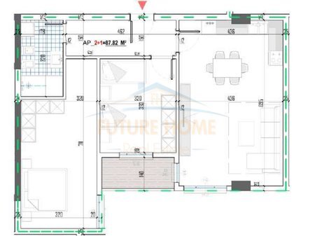 Tirane, shitet apartament 2+1 Kati 3, 102 m² 123.000 € 