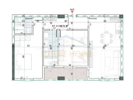 Tirane, shitet apartament 2+1 Kati 1, 104 m² 125.000 € 