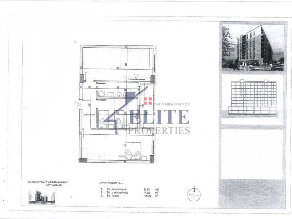 Tirane, shitet apartament 2+1+Ballkon Kati 4, 107 m² 128.184 € (Paskuqan)