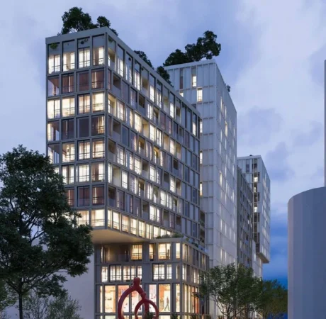 Tirane, shes apartament 1+1+Ballkon Kati 4, 81 m² 196.000 € (Soho Towers)