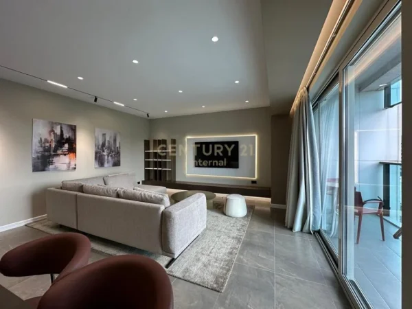 Tirane, jepet me qera apartament 2+1+Ballkon Kati 14, 120 m² 2.200 € (Ambasador 3)