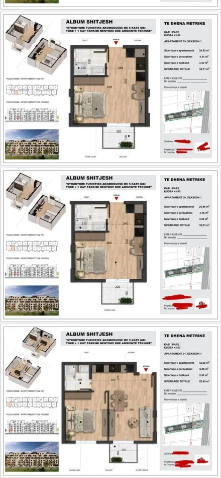 Durres, shitet apartament 1+1 , 