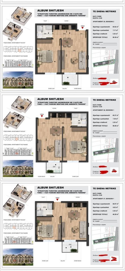 Durres, shitet apartament 1+1 , 