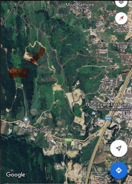 Tirane, shitet toke , 7.500 m² 450.000 € 