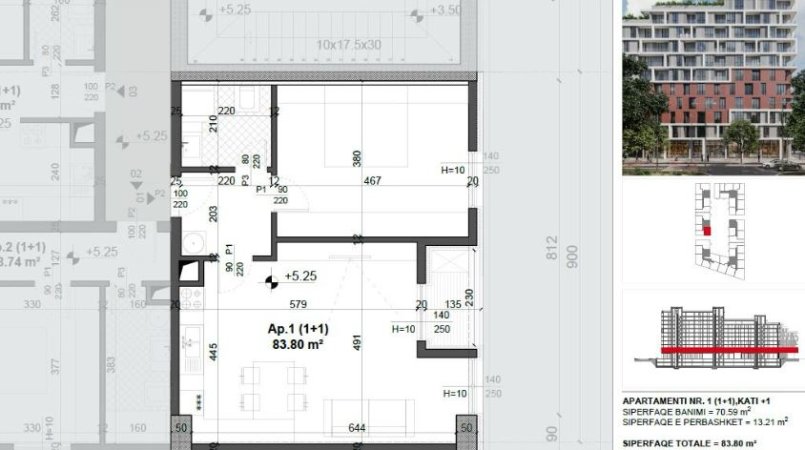Shiten Apartamente 1+1 tek Fusha e Aviacionit,   121.510 €uro