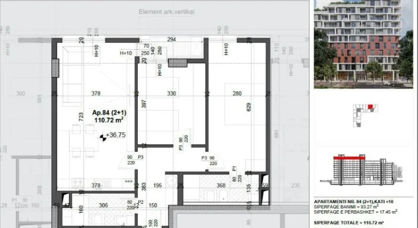 Shiten Apartamente 2+1 tek Fusha e Aviacionit Mundësi ideale investimi dhe banimi!,   160.544 €uro