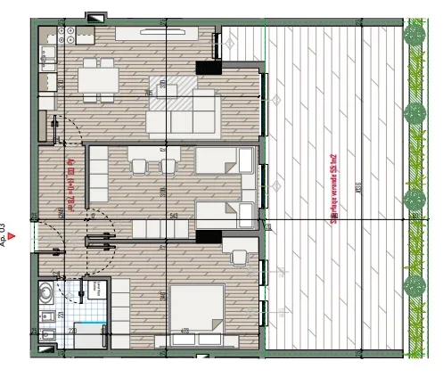 Tirane, shes apartament 2+1+Ballkon Kati 0, 91 m² 140.000 € (Univers City)
