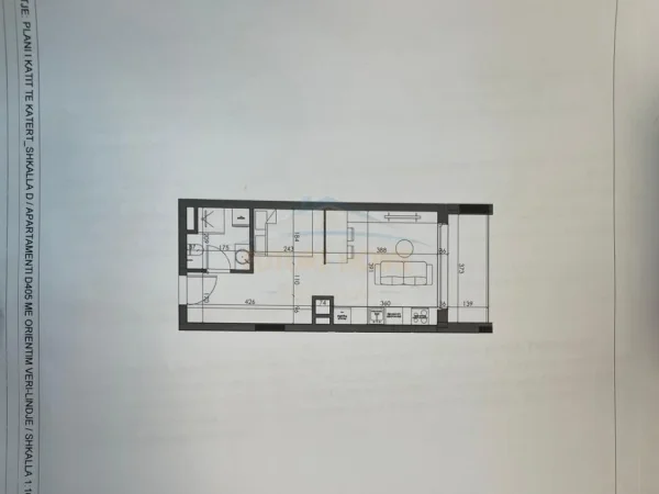 Tirane, shitet apartament 1+1 Kati 4, 53 m² 45.050 € (Paskuqan)