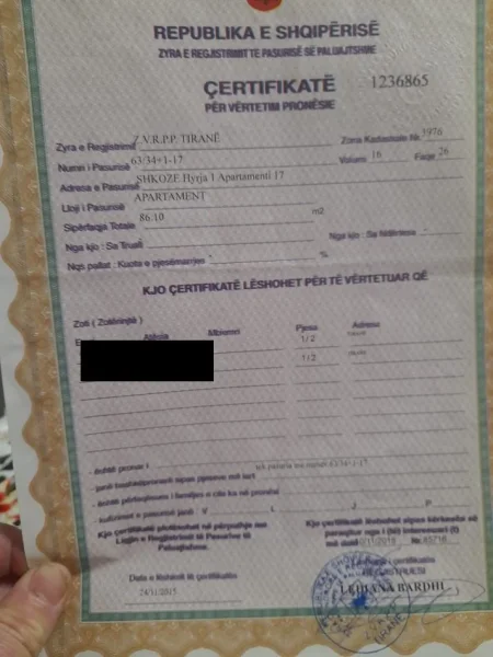 Tirane, shitet apartament 2+1+Ballkon Kati 5, 86 m² 130.000 € (Rruga Ramazan Gaxherri)