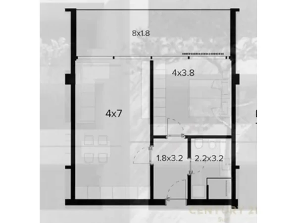 Tirane, shes apartament 1+1+Aneks+Ballkon Kati 1, 79 m² 133.510 € (Smart Hills)