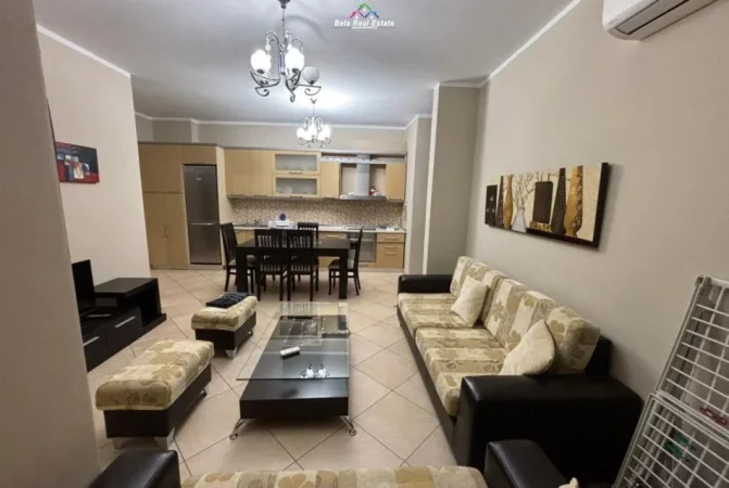 Tirane, jepet me qera apartament 1+1+Ballkon Kati 5, 70 m² 600 € (Delijorgji)