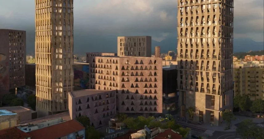 Tirane, shitet apartament 1+1 Kati 6, 107 m² (Rruga "Komuna Parisit")