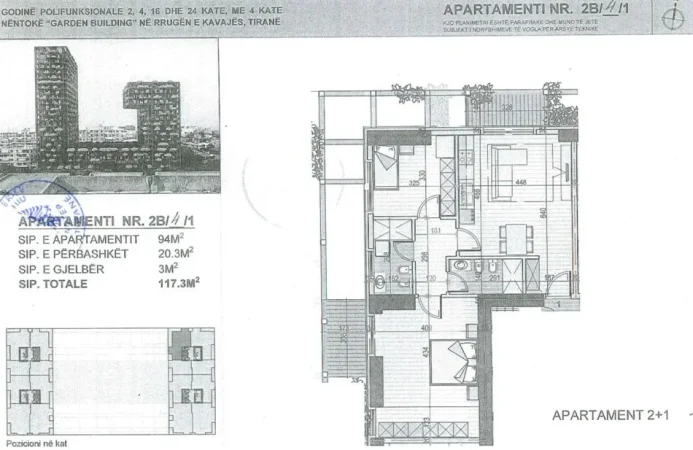 Tirane, jepet me qera zyre Kati 5, 120 m² 1.400 € (RRUGA E KAVAJES)