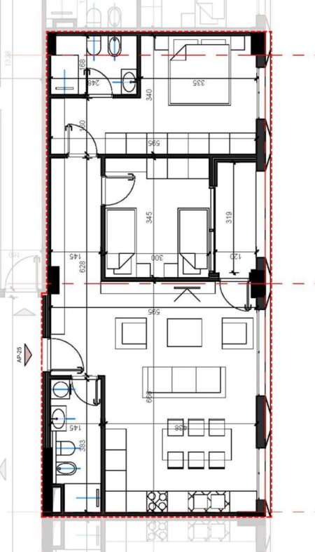 Tirane, shes apartament 2+1+BLK Kati 6, 102 m² 143.000 Euro (Bulevardi i Ri)