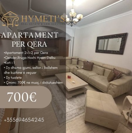 Tirane, jepet me qera apartament Kati 1, 100 m² 700 € (Rruga Haxhi Hysen Dalliu)