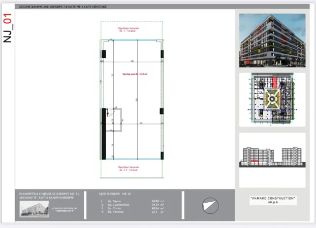 Tirane, shitet ambjent biznesi Kati 0, 118 m² 245.000 € 