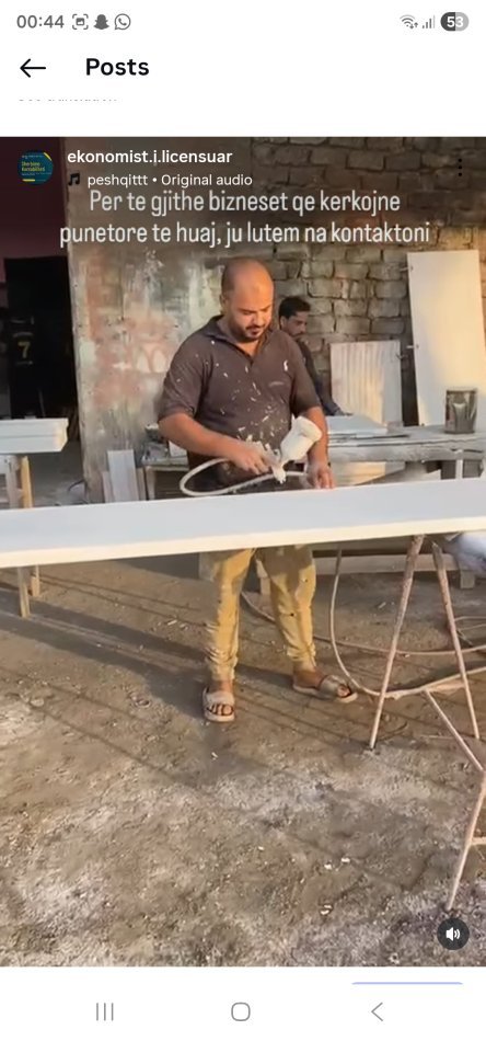 Tirane, ofroj Sjellim Punetore te Huaj per cdo biznes 1 €