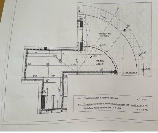 Tirane, jepet me qera ambjent biznesi Kati 0, 104 m² 1.400 € 