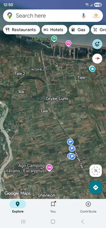 Lezhe, shitet truall ne bregdet , 2.905 m² (Tale lezhe)