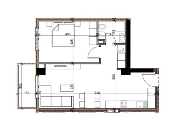 Tirane, shitet apartament 1+1 Kati 1, 77 m² 84.590 € (Aluna Residence ne Paskuqan.)