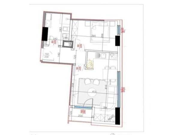 Tirane, shitet apartament 1+1+Ballkon Kati 4, 62 m² 159.900 € (Rruga Nikolla Lena)