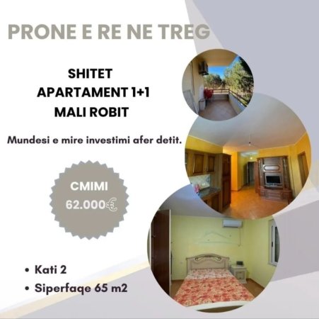 Durres, shitet apartament 1+1+Ballkon , 