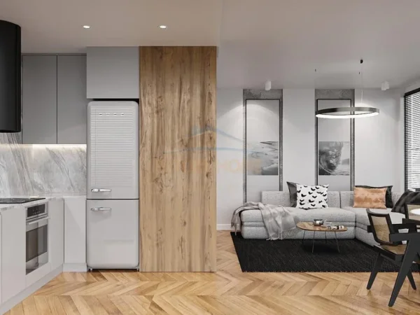 Tirane, jepet me qera apartament 1+1 Kati 8, 93 m² 1.300 € (Lake view)