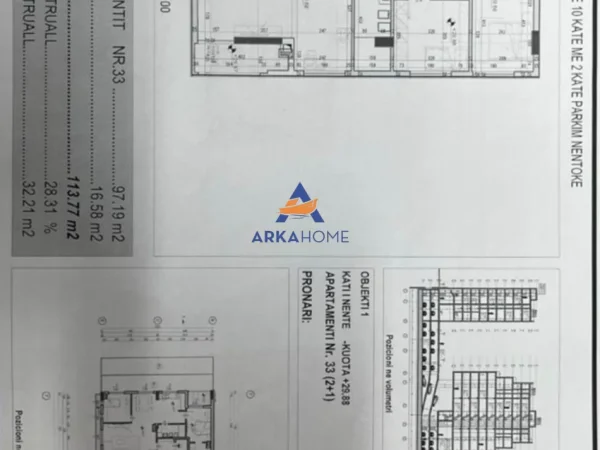 Tirane, shitet 2+1+Ballkon Kati 9, 