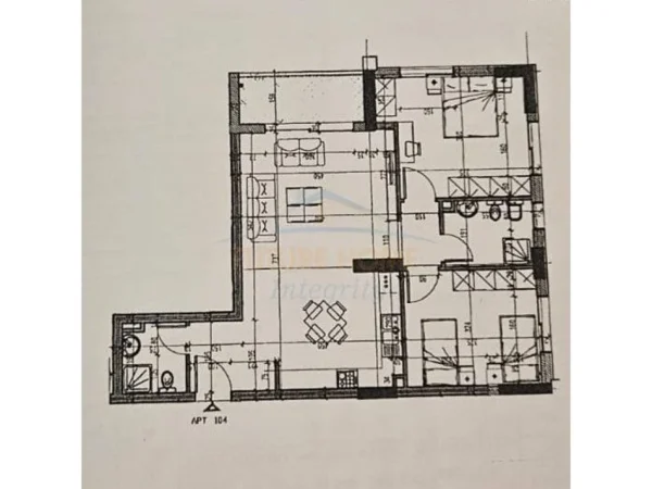 Tirane, shitet apartament 2+1+Ballkon Kati 1, 103 m² 205.100 € 