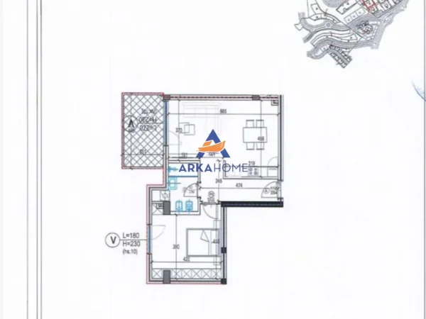 Tirane, shitet apartament 1+1+Ballkon Kati 3, 97 m² 157.867 €