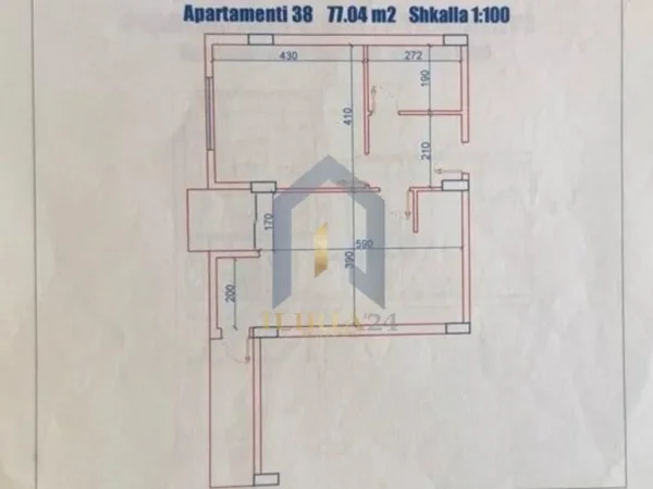 Durres, shitet apartament 1+1+Ballkon Kati 6, 77 m² 90.000 € (Plazh DURRES)