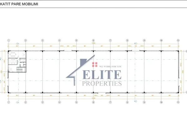 Tirane, shitet magazine Kati 0, 2.700 m² 2.300.000 € (Prane Vores)