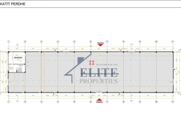 Tirane, shitet magazine Kati 0, 2.700 m² 2.300.000 € (Prane Vores)