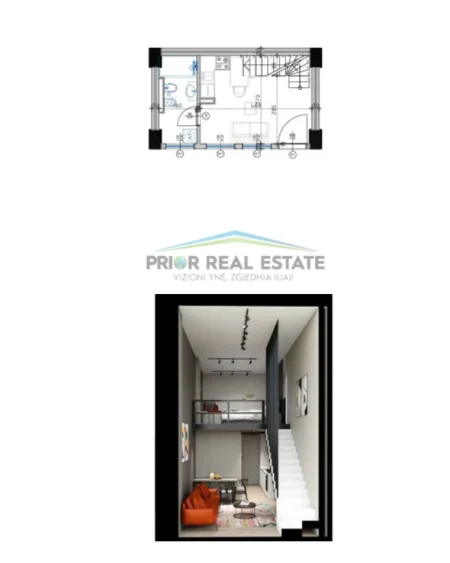 Golem, shiten Apartamente 1+1/2+1 , Apartamente 1+1 të dizajnuara si Papafingo 1300€/M2  (Golem)